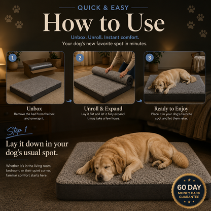 RestRight Orthopedic Dog Bed