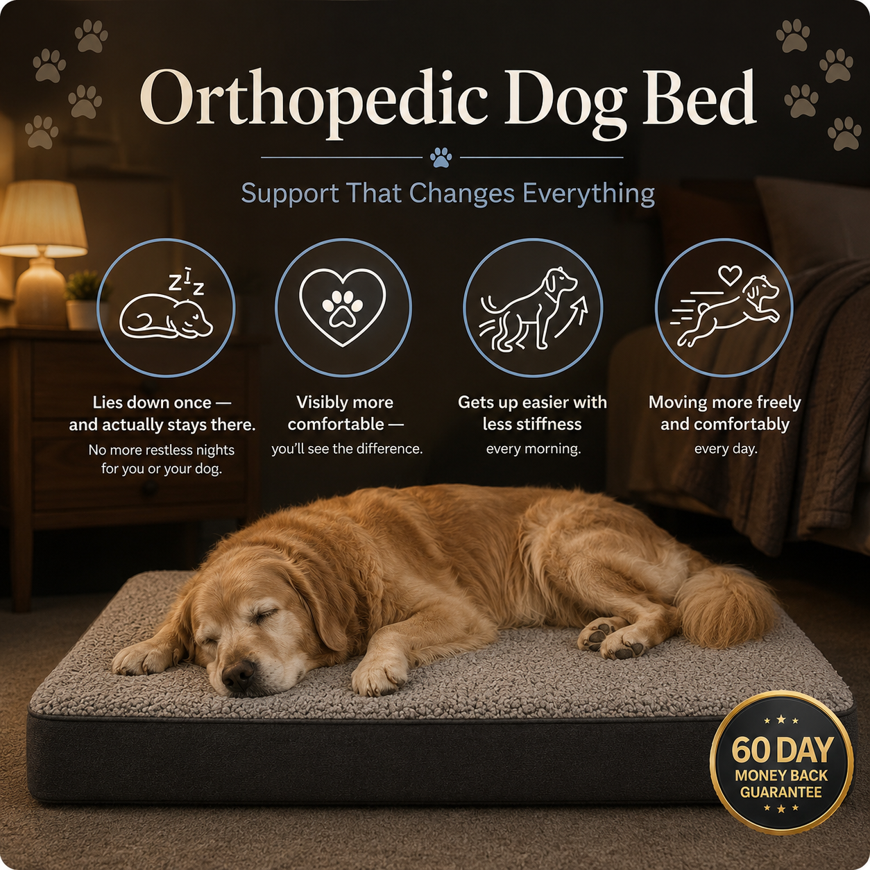 RestRight Orthopedic Dog Bed