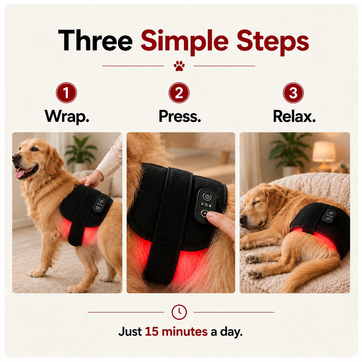 JointGlow™ Red Light Pad For Dogs
