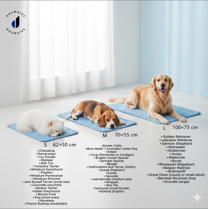 Doumates™ Ice-Silk Cooling Mat for Dogs & Cats